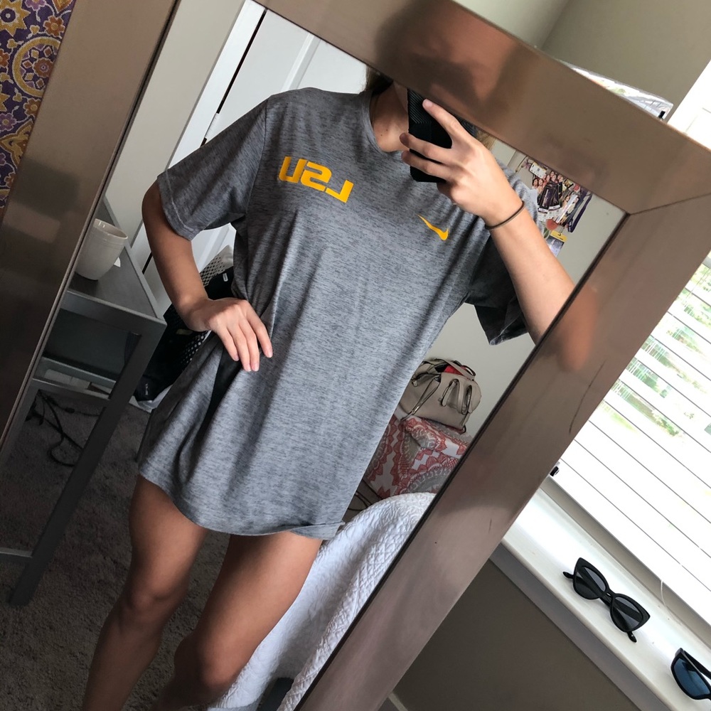 Nike dri fit lsu shirt